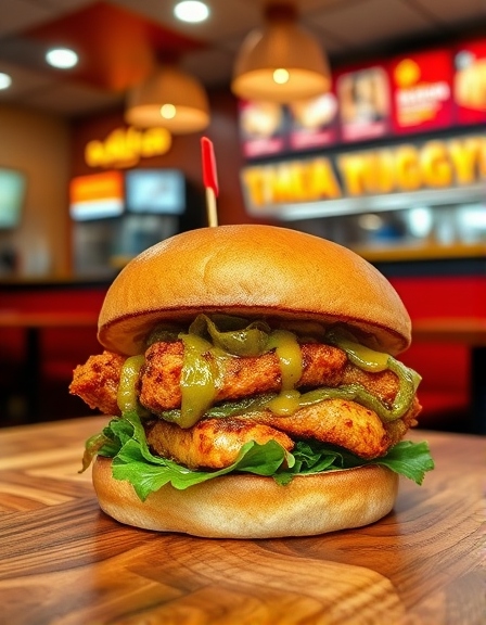 Spicy Chicken Burger